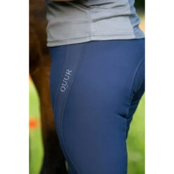 Rijbroek Quur Highwaist QNeva Siliconen Donkerblauw -Stijlvolle Ruiter rijbroek quur highwaist qneva siliconen donkerblauw 1500x1500 101674