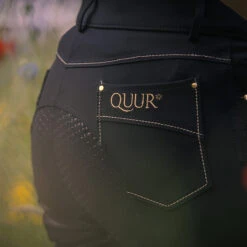 Rijbroek Quur QBlayze Siliconen Zwart -Stijlvolle Ruiter rijbroek quur qblayze siliconen zwart 1500x1500 118647
