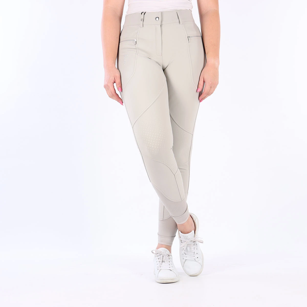 Rijbroek Quur QNeela Full Grip Lichtbruin 3 Rijbroek Quur QNeela Full Grip Lichtbruin