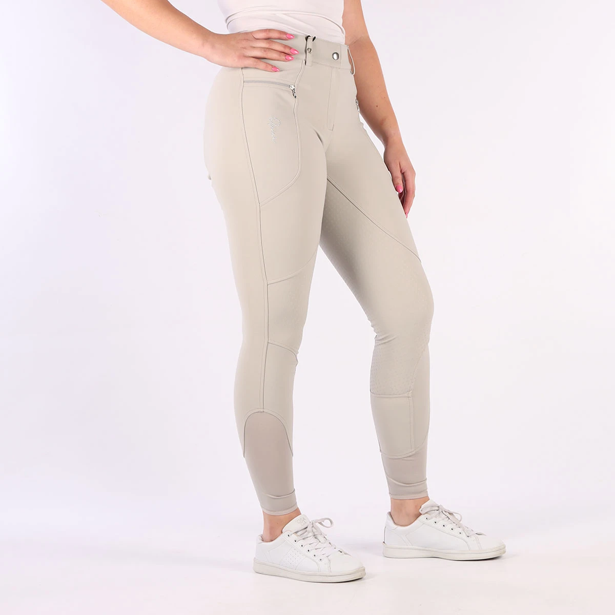 Rijbroek Quur QNeela Full Grip Lichtbruin 5 Rijbroek Quur QNeela Full Grip Lichtbruin - Afbeelding 3