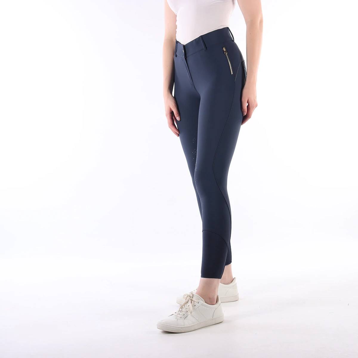 Rijbroek Quur QNieky Full Grip Donkerblauw 5 Rijbroek Quur QNieky Full Grip Donkerblauw - Afbeelding 3