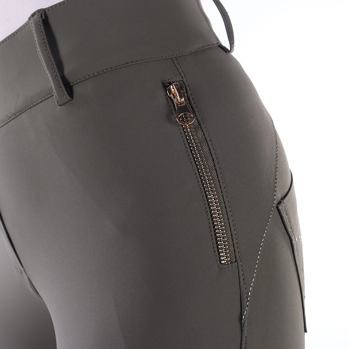 Rijbroek Quur QNieky Full Grip Donkergroen 8 Rijbroek Quur QNieky Full Grip Donkergroen - Afbeelding 6