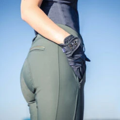 Rijbroek Quur QNoxx Full Grip Donkergroen -Stijlvolle Ruiter rijbroek quur qnoxx full grip donkergroen 1500x1500 141109