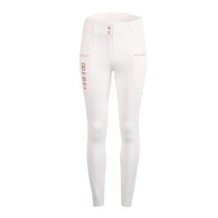 Rijbroek Rebel By Montar Rosegold Full Grip Wit