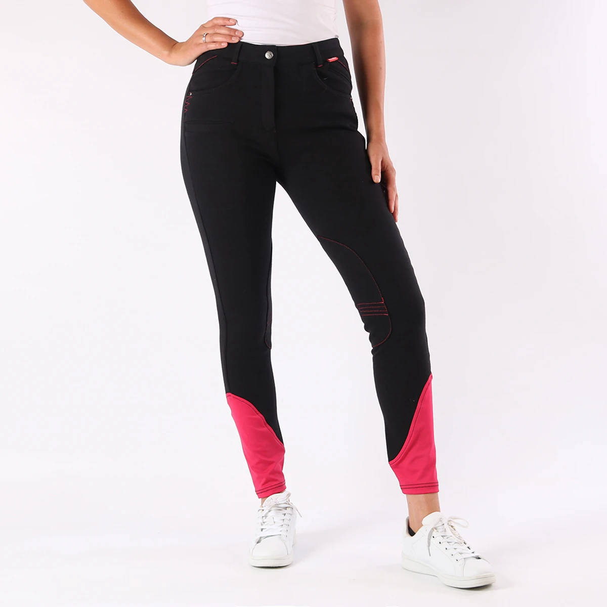 Rijbroek Red Horse Evy Slimfit Kids Zwart 3 Rijbroek Red Horse Evy Slimfit Kids Zwart