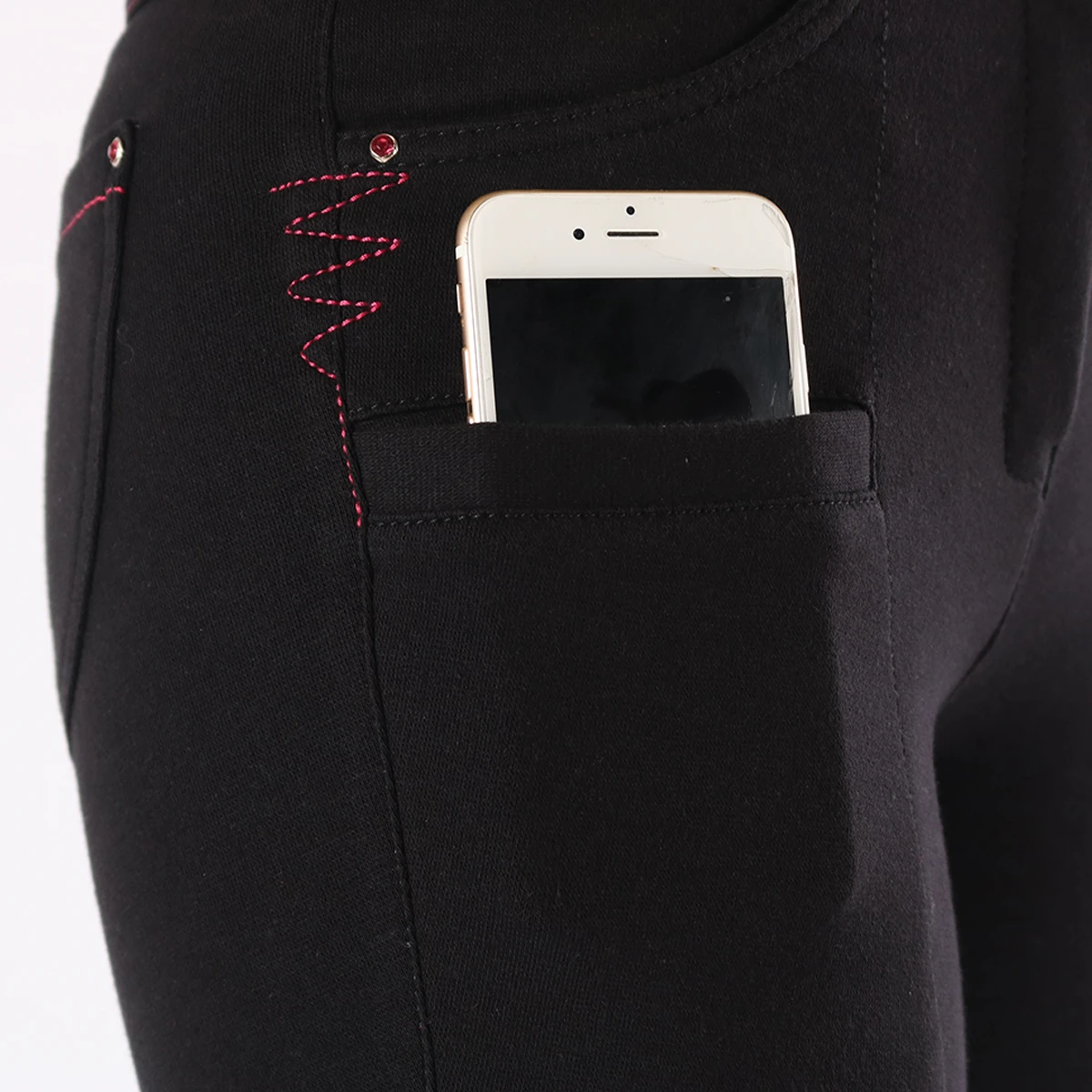 Rijbroek Red Horse Evy Slimfit Kids Zwart 6 Rijbroek Red Horse Evy Slimfit Kids Zwart - Afbeelding 4