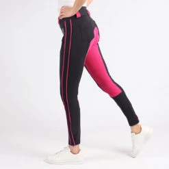 Rijbroek Shetan Kids Donkerblauw-roze -Stijlvolle Ruiter rijbroek shetan kids donkerblauw roze 1500x1500 112998