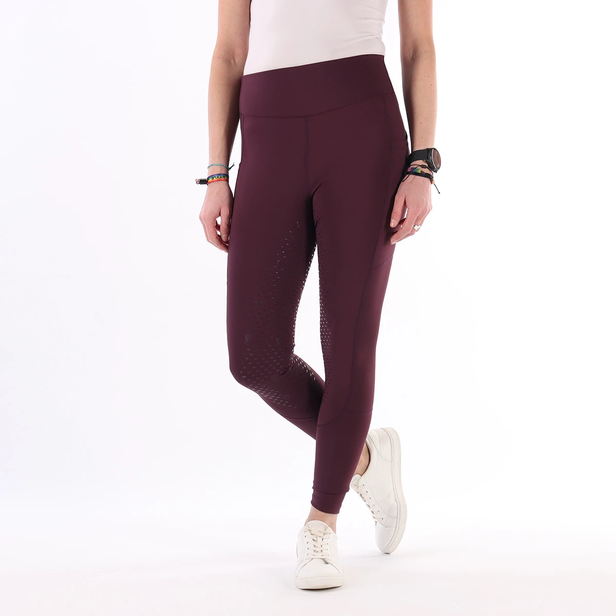 Rijlegging Equestrian Stockholm Movement Full Grip Paars 3 Rijlegging Equestrian Stockholm Movement Full Grip Paars