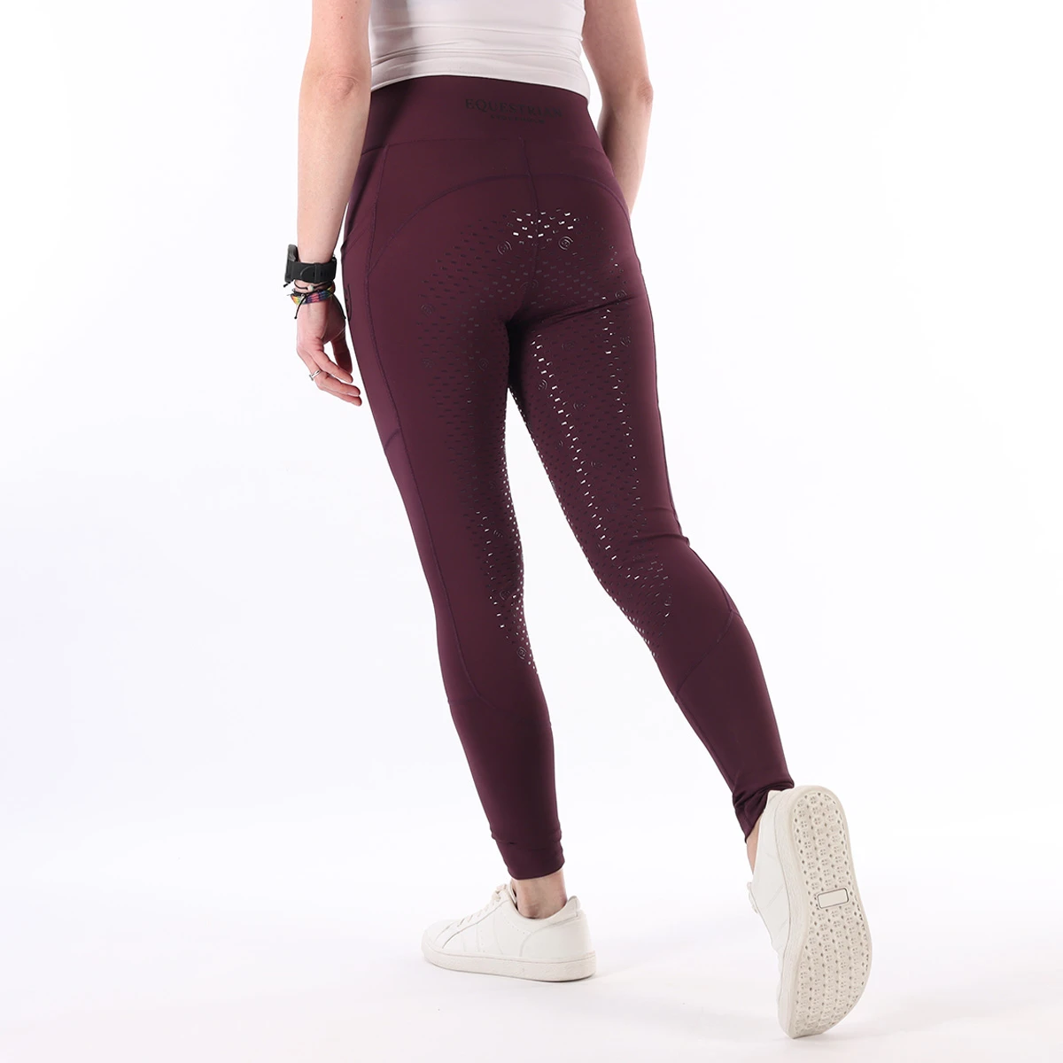 Rijlegging Equestrian Stockholm Movement Full Grip Paars 4 Rijlegging Equestrian Stockholm Movement Full Grip Paars - Afbeelding 2