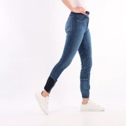 Rijlegging La Valencio LVQuinny Full Grip Kids Denim -Stijlvolle Ruiter rijlegging la valencio lvquinny full grip kids denim 1500x1500 172716