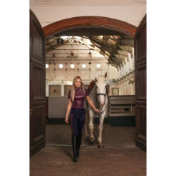 Rijlegging N-Brands X Epplejeck Printed Shiny Full Grip Donkerblauw-roze -Stijlvolle Ruiter rijlegging n brands x epplejeck printed shiny full grip donkerblauw roze 1500x1500 180885