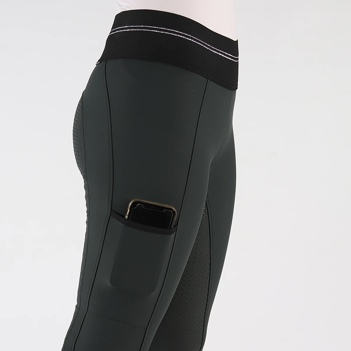 Rijlegging Pikeur Gia Full Grip Donkergroen 6 Rijlegging Pikeur Gia Full Grip Donkergroen - Afbeelding 4