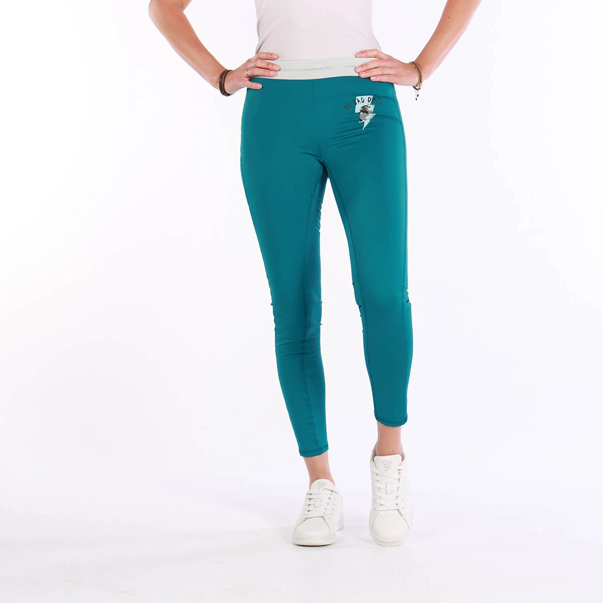 Rijlegging QHP Thunderbolt Full Grip Kids Blauw 4 Rijlegging QHP Thunderbolt Full Grip Kids Blauw - Afbeelding 2