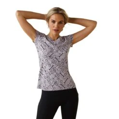 Shirt Ariat Snaffle Paars-grijs -Stijlvolle Ruiter shirt ariat snaffle paars grijs 1500x1500 176258