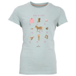 Shirt Ariat Time To Show Tee Kids Lichtblauw