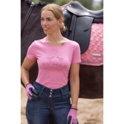 Shirt HV POLO HVPLola Roze -Stijlvolle Ruiter shirt hv polo hvplola roze 1500x1500 177365