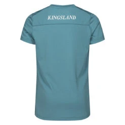Voorkant -Stijlvolle Ruiter shirt kingsland round neck kids turquoise 1500x1500 181520