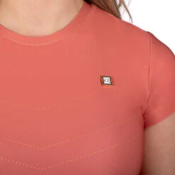 Shirt QHP Menton Oranje -Stijlvolle Ruiter shirt qhp menton oranje 1500x1500 186418