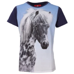 Shirt Red Horse Horsy Kids Donkerblauw