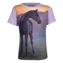 Shirt Red Horse Horsy Kids Lichtpaars