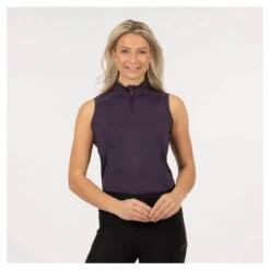 Trainingsshirt BR Cocco Mouwloos Paars -Stijlvolle Ruiter trainingsshirt br cocco mouwloos paars 1500x1500 176878