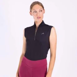 Trainingsshirt Euro-star ESRamona Sleeveless Zwart -Stijlvolle Ruiter trainingsshirt euro star esramona sleeveless zwart 1500x1500 174440