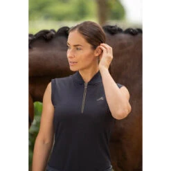 Trainingsshirt Euro-star ESRamona Sleeveless Zwart -Stijlvolle Ruiter trainingsshirt euro star esramona sleeveless zwart 1500x1500 174441