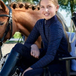 Trainingsshirt HV POLO HVPWinnie Kids Donkerblauw -Stijlvolle Ruiter trainingsshirt hv polo hvpwinnie kids donkerblauw 1500x1500 186965