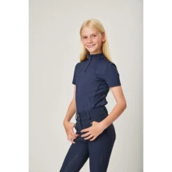 Trainingsshirt LeMieux Base Layer Short Sleeve Kids Donkerblauw -Stijlvolle Ruiter trainingsshirt lemieux base layer short sleeve kids donkerblauw 1500x1500 182115