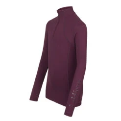 Trainingsshirt LeMieux Young Rider Kids Donkerpaars -Stijlvolle Ruiter trainingsshirt lemieux young rider kids donkerpaars 1500x1500 136029