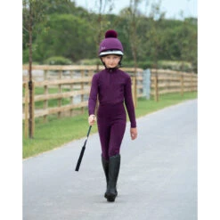 Trainingsshirt LeMieux Young Rider Kids Donkerpaars -Stijlvolle Ruiter trainingsshirt lemieux young rider kids donkerpaars 1500x1500 136031