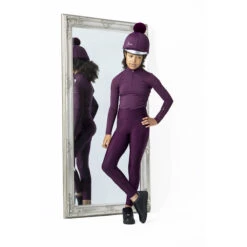 Trainingsshirt LeMieux Young Rider Kids Donkerpaars -Stijlvolle Ruiter trainingsshirt lemieux young rider kids donkerpaars 1500x1500 136032