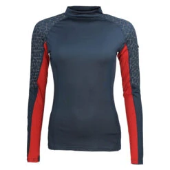 Trainingsshirt QHP Eldorado Eventing Kids Donkerblauw