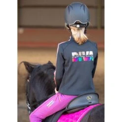 Vest Harry's Horse Diva Fuchsia Kids Zwart -Stijlvolle Ruiter vest harry s horse diva fuchsia kids zwart 1500x1500 181653