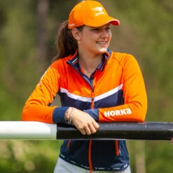 Vest KNHS Donkerblauw-oranje -Stijlvolle Ruiter vest knhs donkerblauw oranje 1500x1500 124556