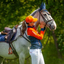 Vest KNHS Donkerblauw-oranje -Stijlvolle Ruiter vest knhs donkerblauw oranje 1500x1500 124557